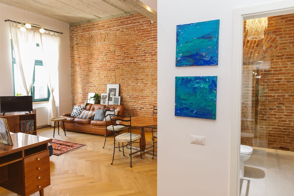 Design Apartment | Living area | LCD TV, Netflix, heated floors, streaming services