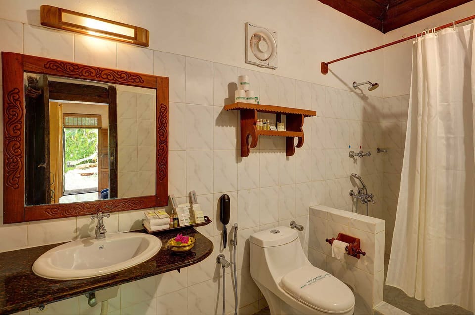 Shower, towels