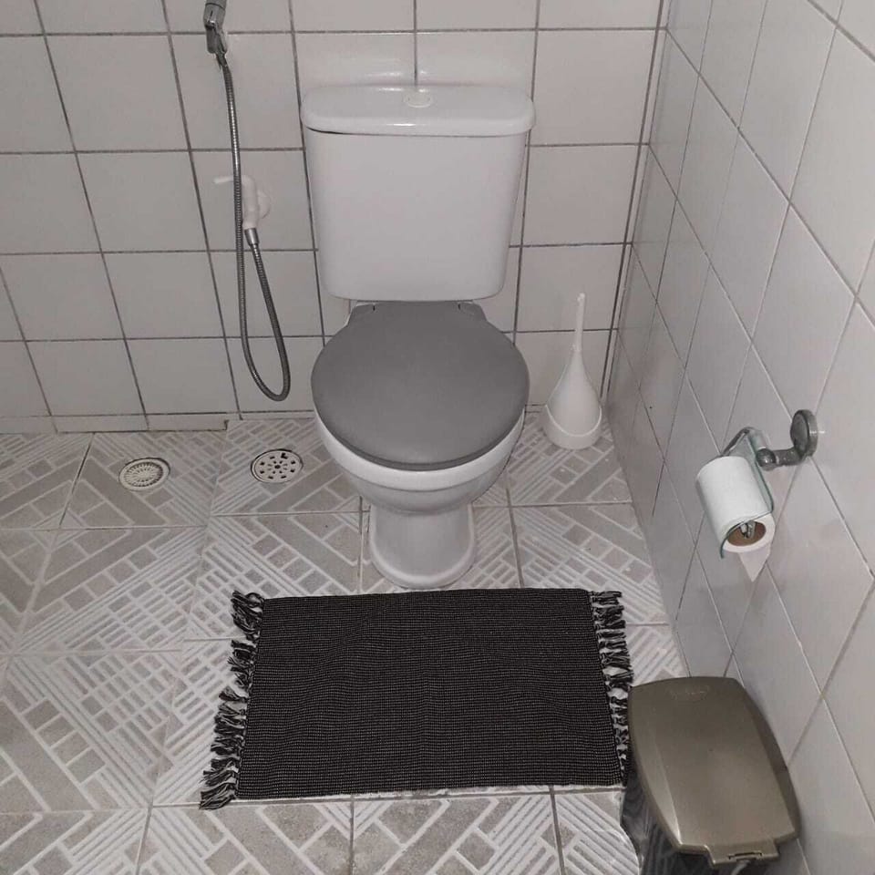 Double Room | Bathroom | Shower, towels, toilet paper