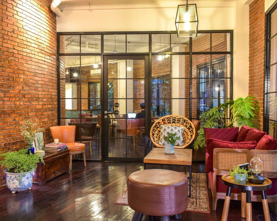 Lobby sitting area