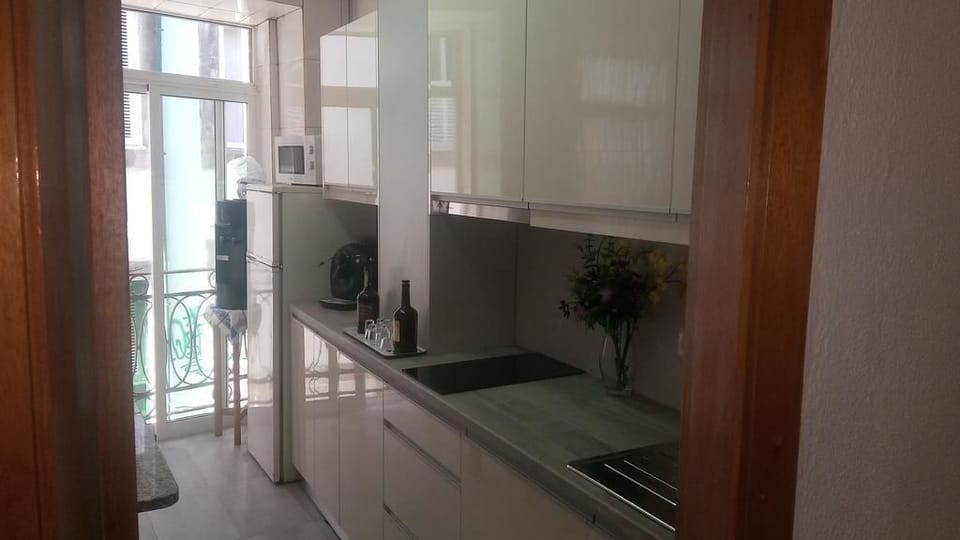Shared fridge, microwave