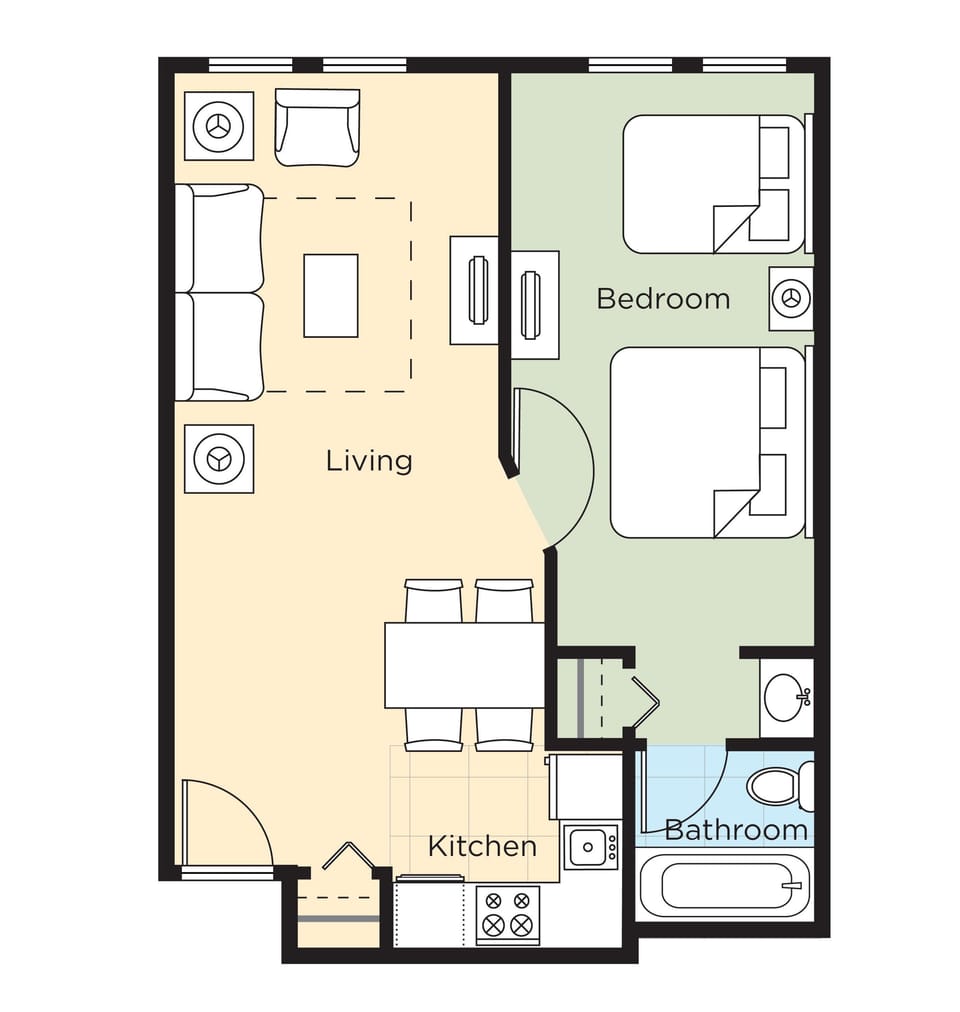 Iron/ironing board, WiFi (surcharge), bed sheets