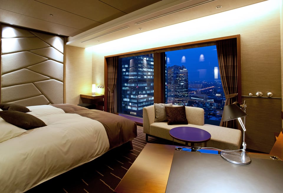 Premium bedding, down comforters, blackout drapes, soundproofing