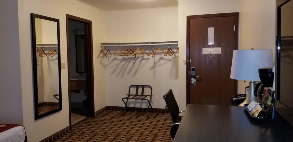 Studio Suite, 2 Queen Beds, Non Smoking | Desk, laptop workspace, iron/ironing board, free cribs/infant beds