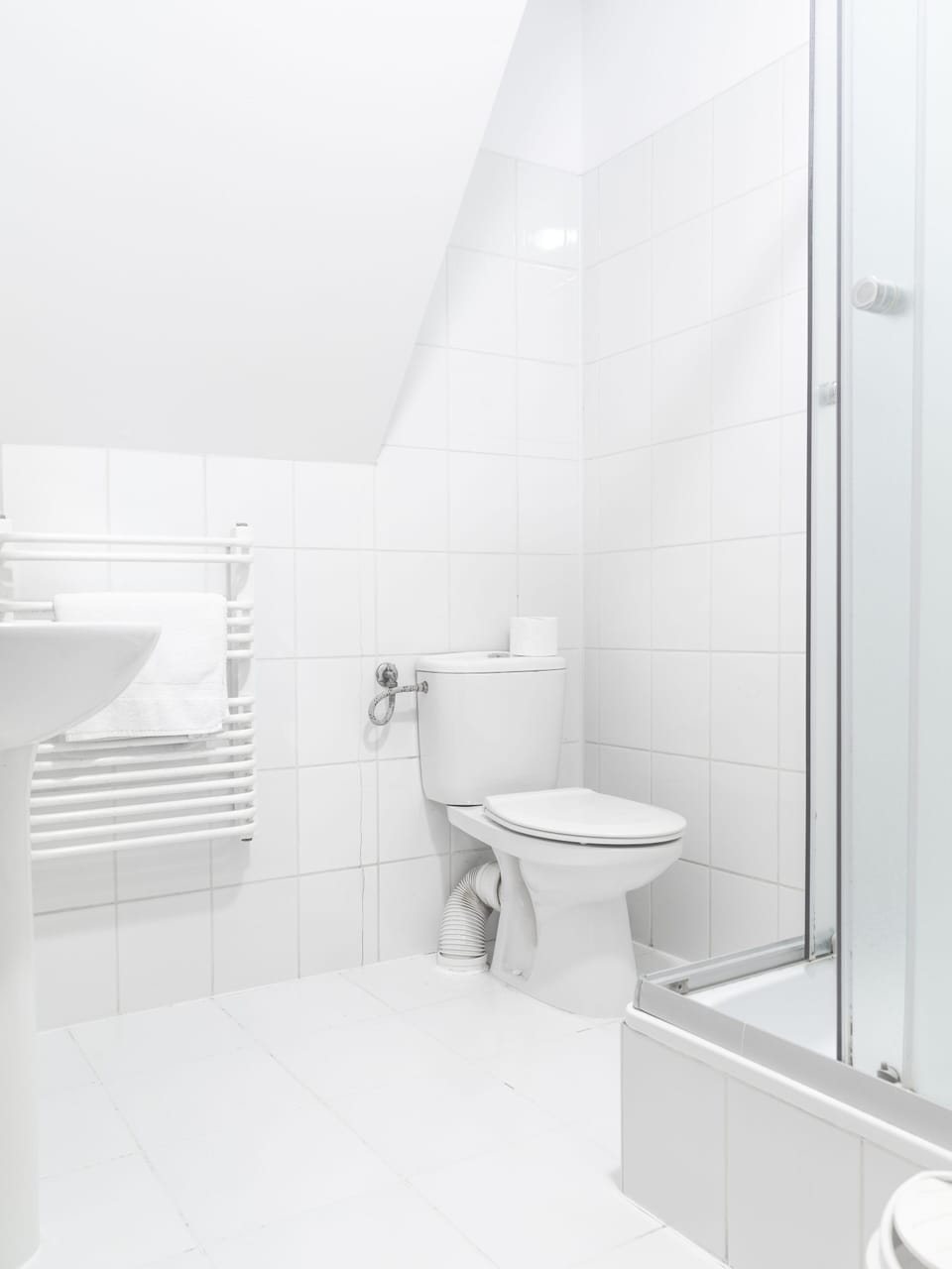 Basic Double or Twin Room, Shared Bathroom | Bathroom | Hair dryer, towels, toilet paper