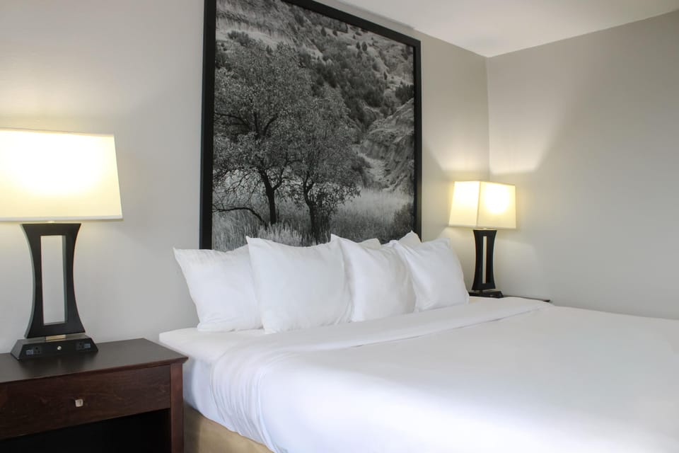 Room, 1 Queen Bed, Non Smoking | Desk, iron/ironing board, free cribs/infant beds, rollaway beds