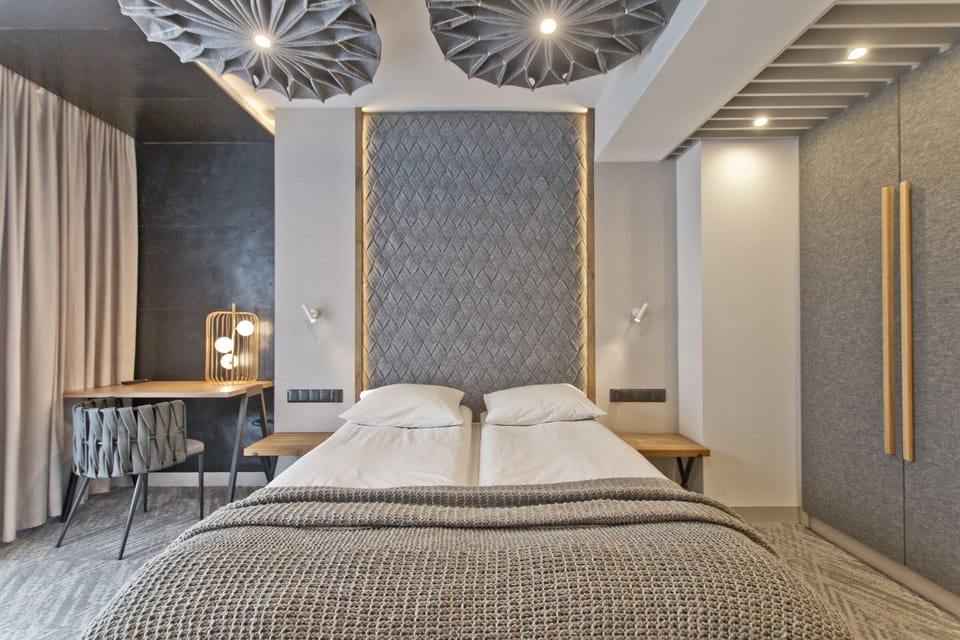 Premium Double Room (adapted for people with disabilities) | Desk, blackout drapes, iron/ironing board, free WiFi