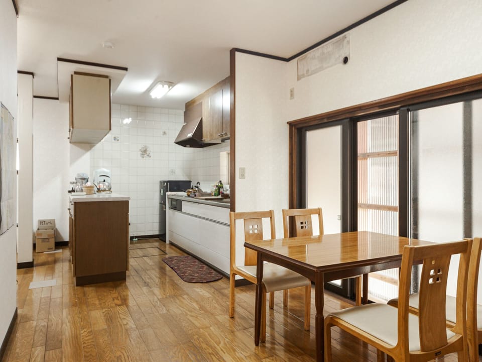 Mini-fridge, microwave, oven, toaster
