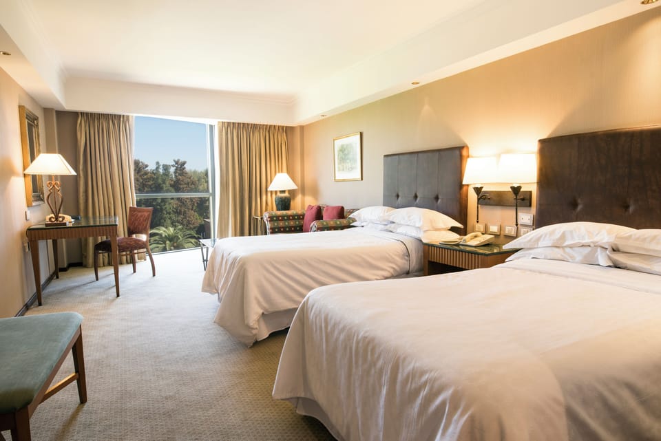 Deluxe Room, 2 Twin Beds, Garden View | Premium bedding, minibar, in-room safe, desk