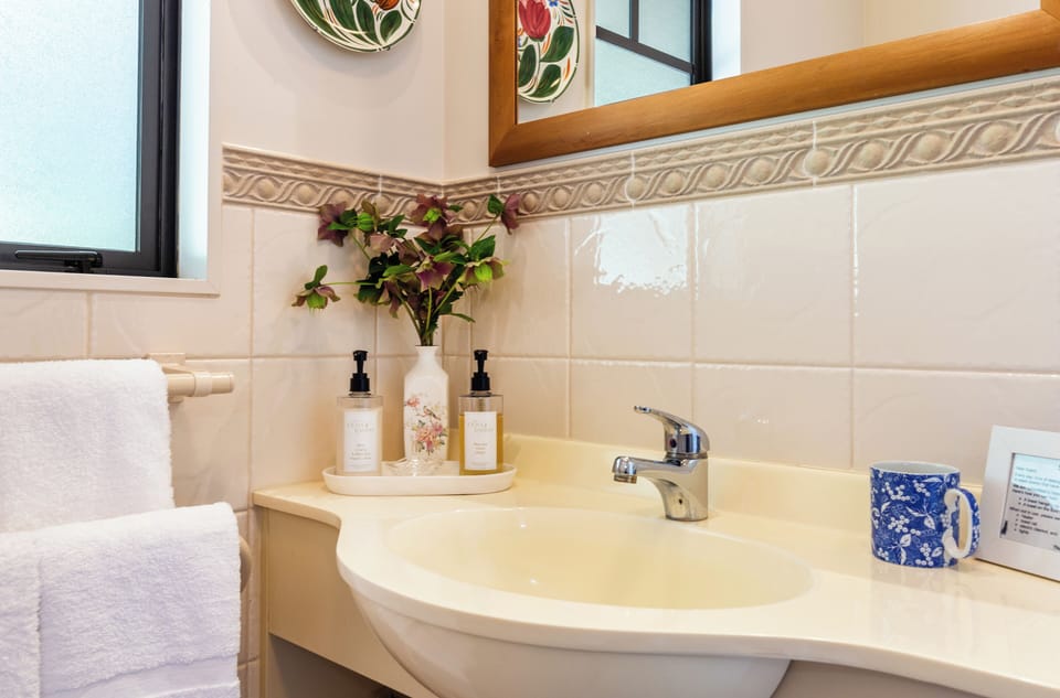 Deluxe Double Room | Bathroom | Shower, rainfall showerhead, hair dryer, bathrobes