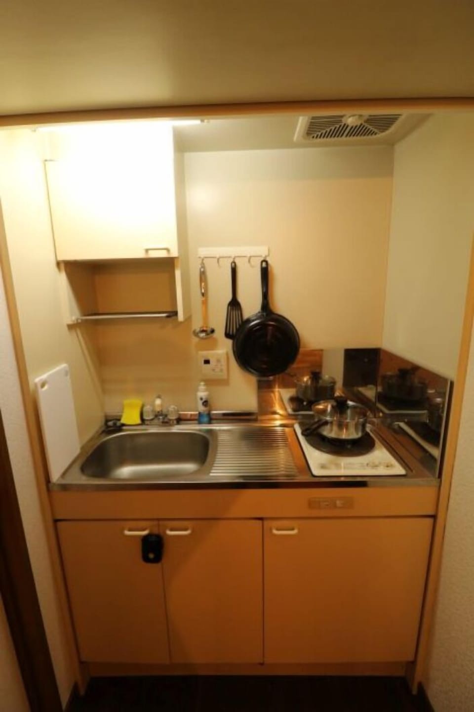 Family House | Private kitchenette | Fridge, microwave, stovetop, electric kettle