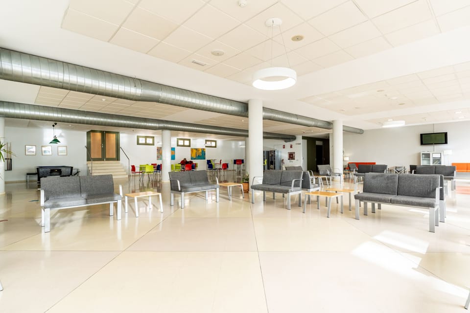 Lobby sitting area