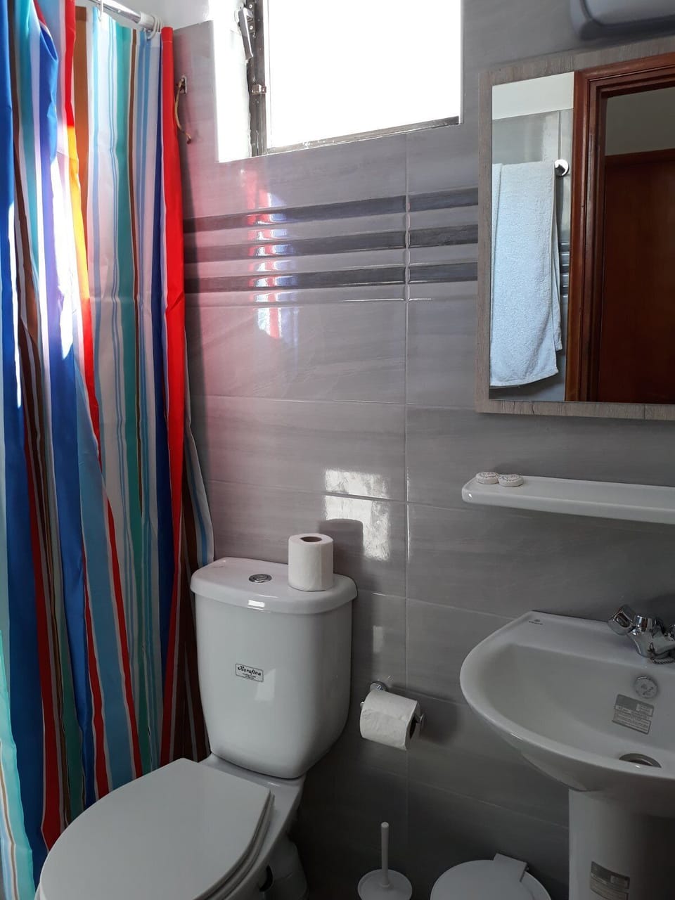 Classic Triple Room | Bathroom | Shower, towels, soap, toilet paper