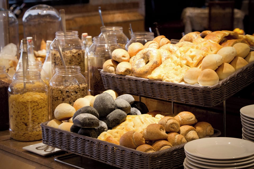 Daily buffet breakfast for a fee