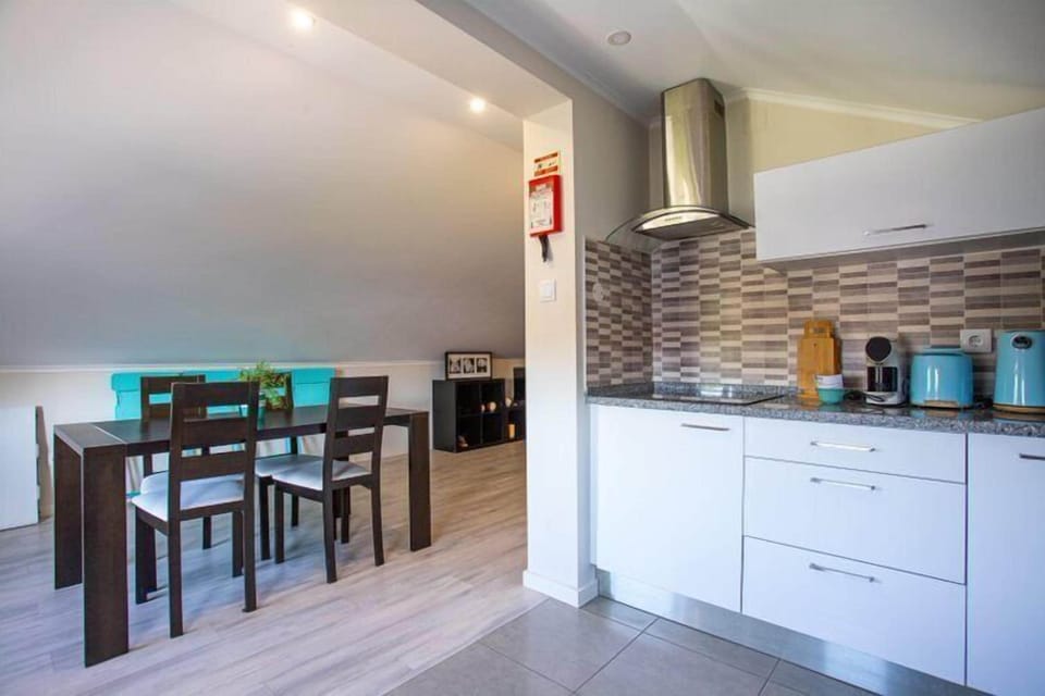 Family Apartment, 3 Bedrooms (Maisonette) | Private kitchen | Coffee/tea maker, full-size fridge, microwave, oven