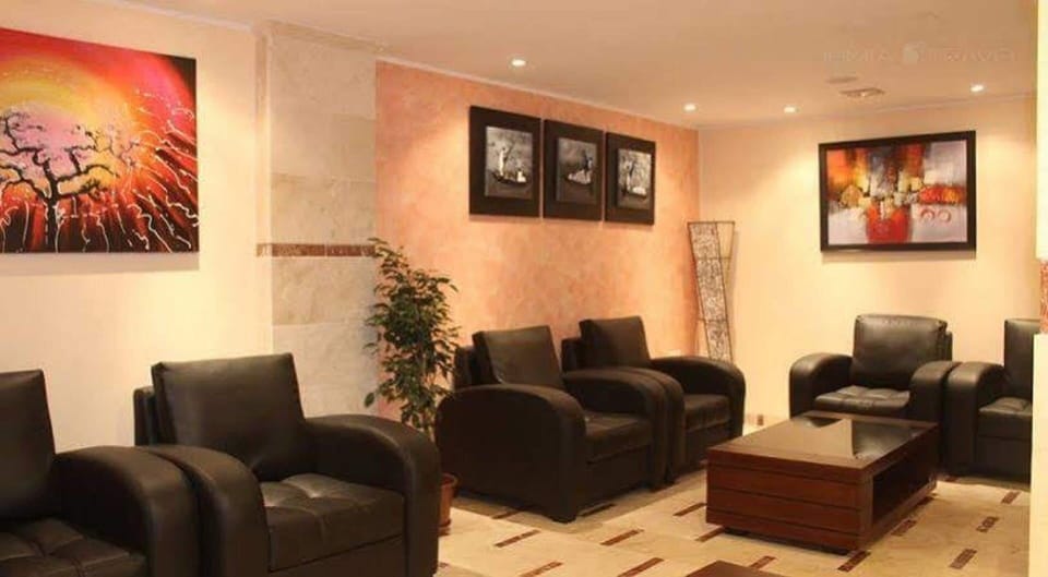 Lobby sitting area