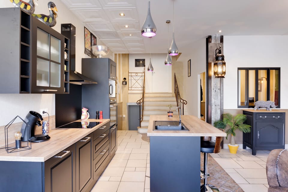 Appartement Deluxe 80m² | Private kitchen | Espresso maker, coffee/tea maker, electric kettle
