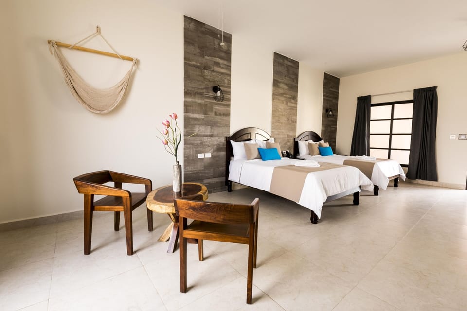 Deluxe Room, 2 Double Beds, Pool View | Premium bedding, down comforters, in-room safe, individually decorated