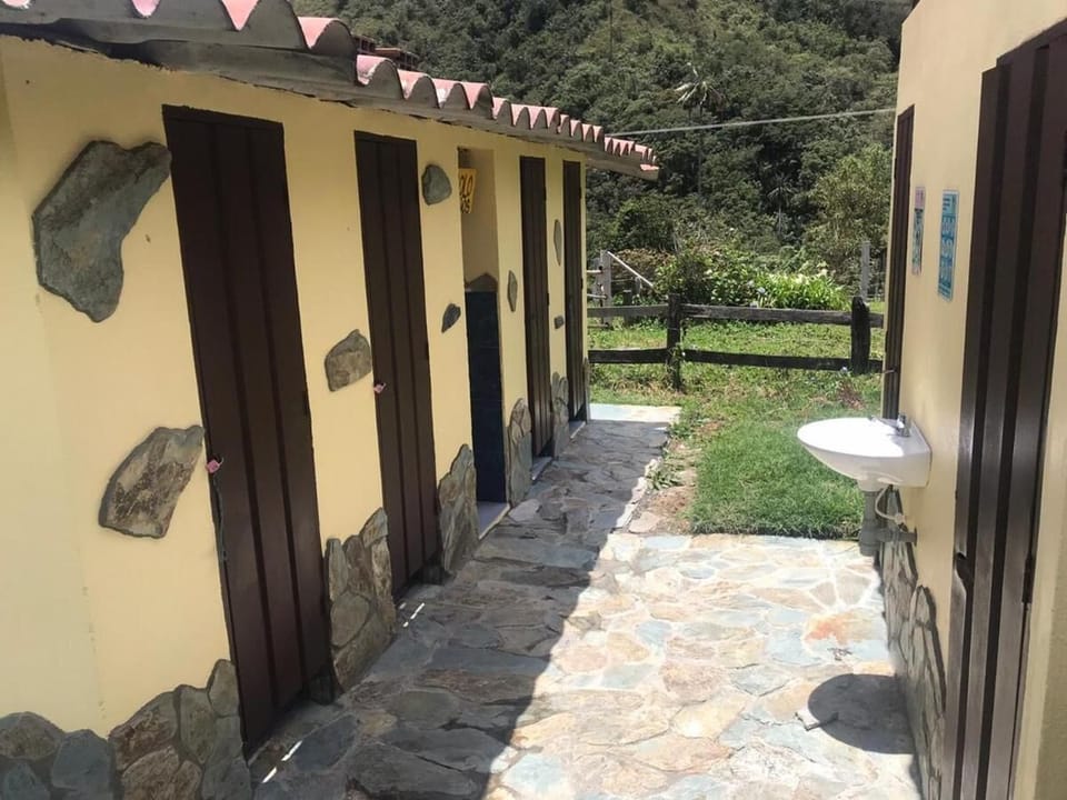 Panoramic Cabin, 1 Double Bed, Mountain View | Bathroom | Shower, towels, soap, toilet paper