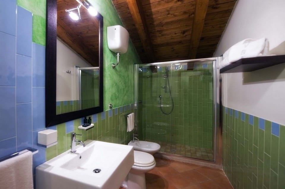 Basic Single Room, 1 Twin Bed | Bathroom | Shower, free toiletries, hair dryer, bidet