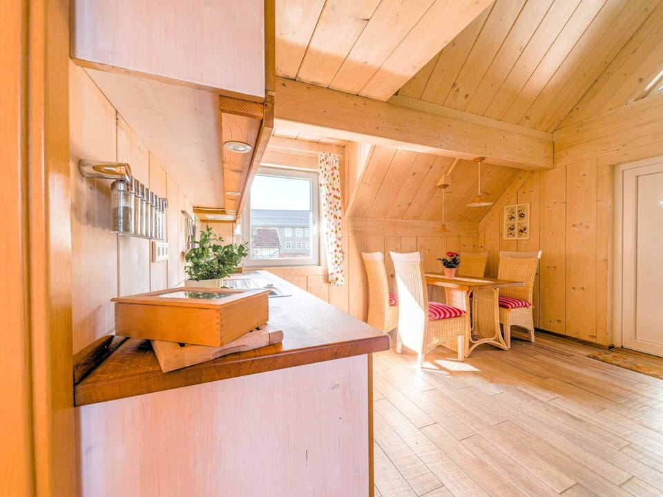 Apartment | Private kitchen | Electric kettle, highchair