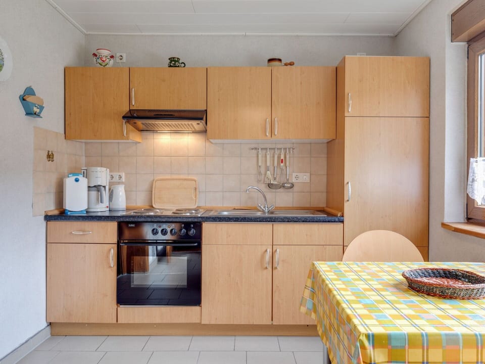 Apartment | Private kitchen | Electric kettle, highchair