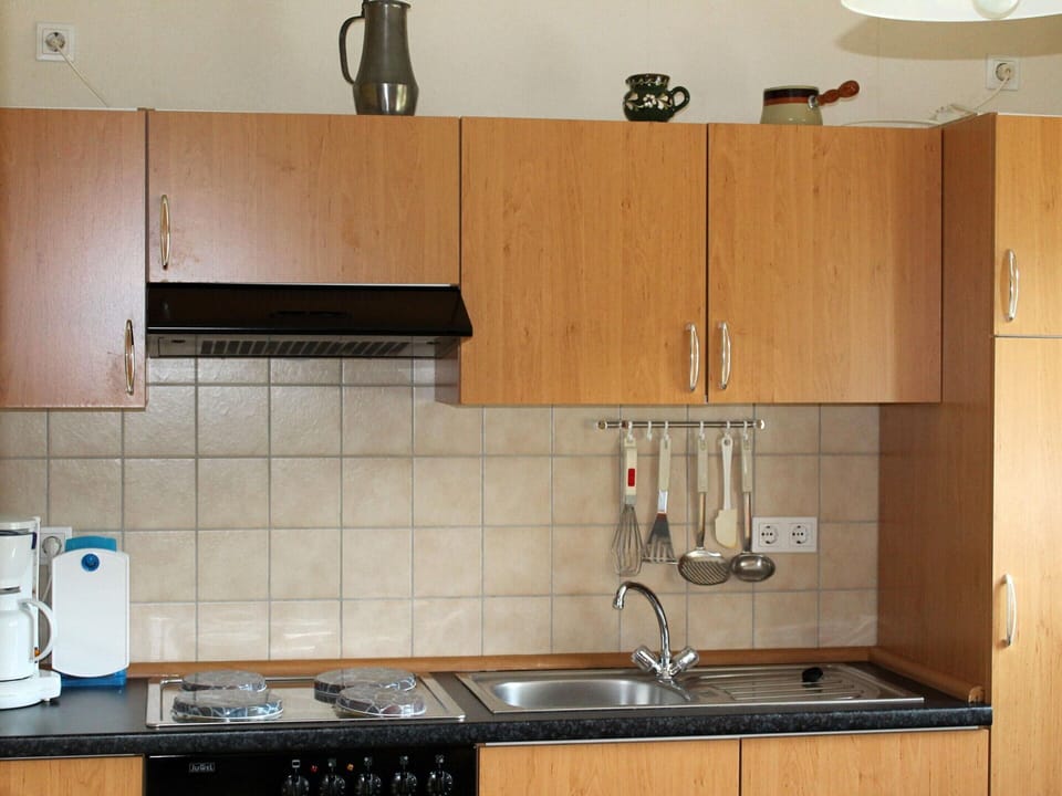 Apartment | Private kitchen | Electric kettle, highchair
