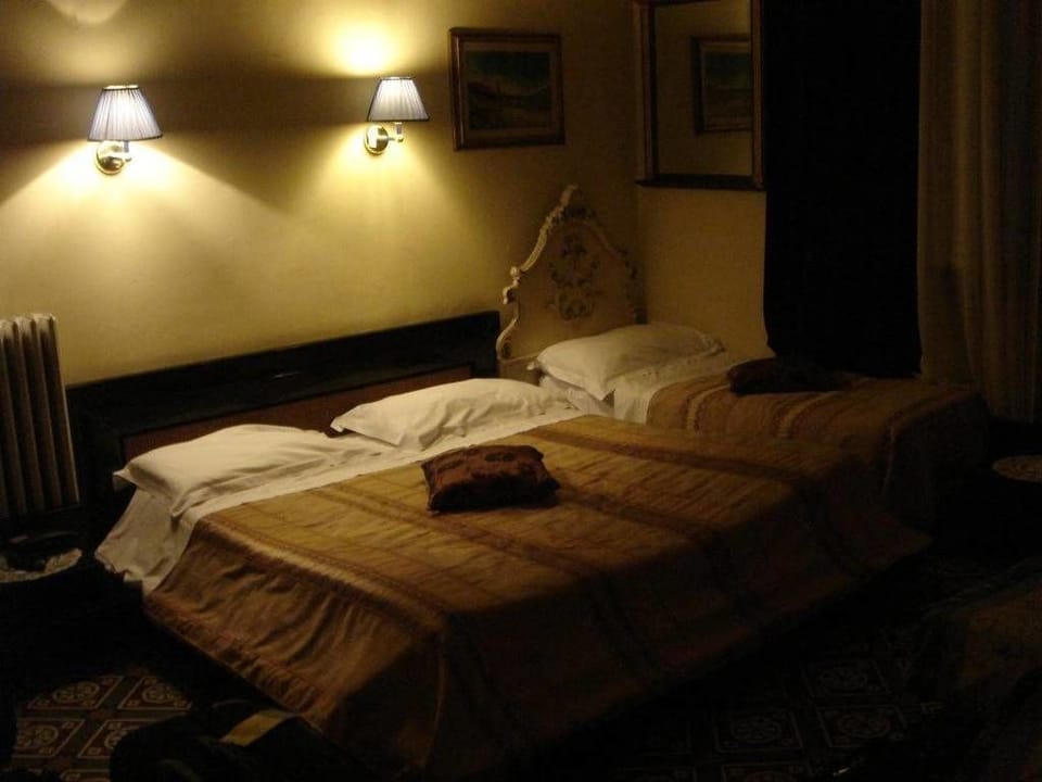 Down comforters, desk, blackout drapes, soundproofing