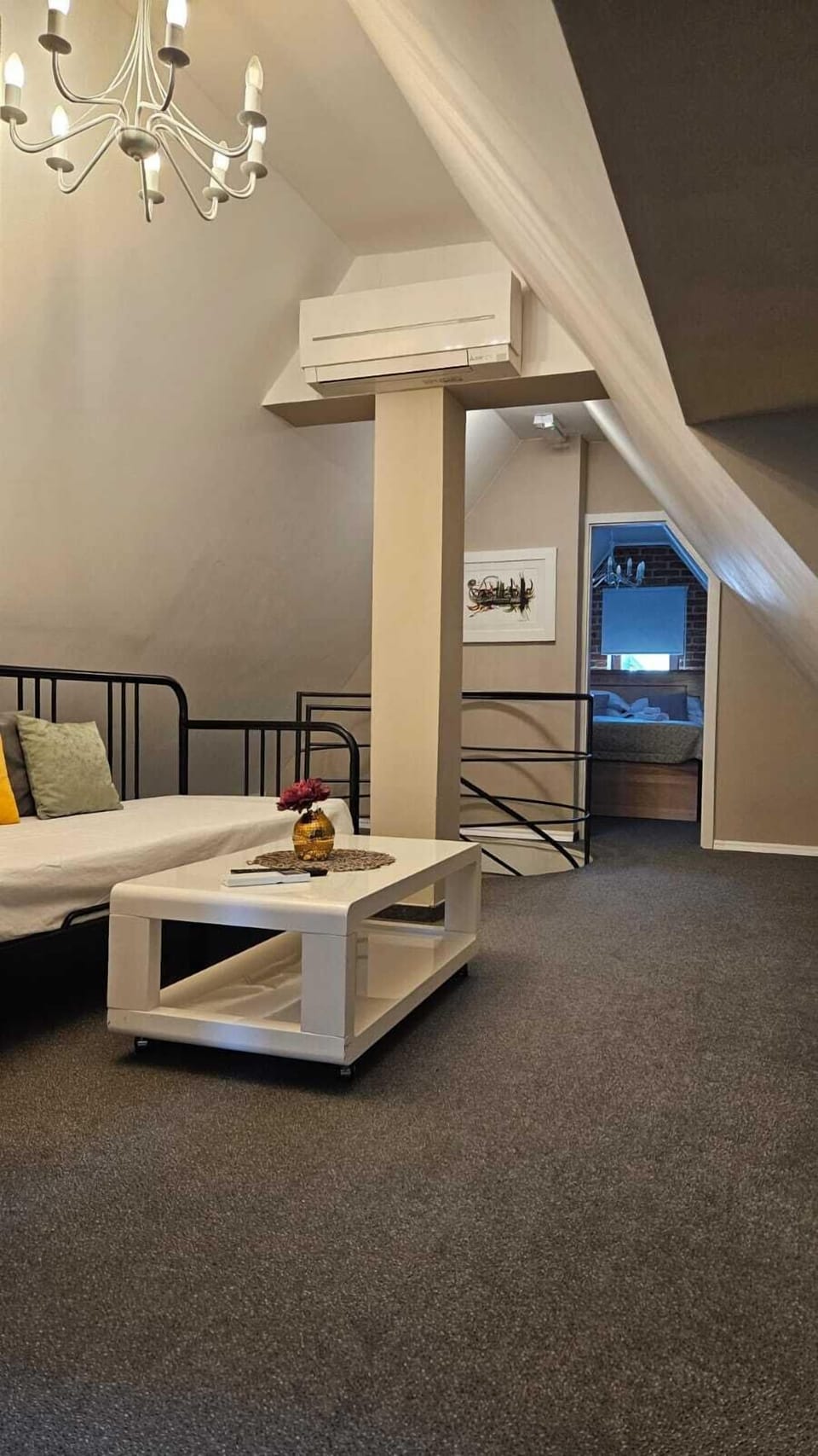 Two-Bedroom Suite in attic | Egyptian cotton sheets, premium bedding, memory foam beds, minibar