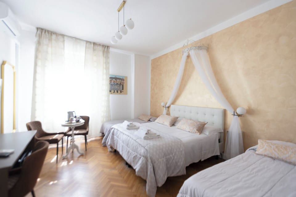 City Triple Room | Premium bedding, down comforters, memory foam beds