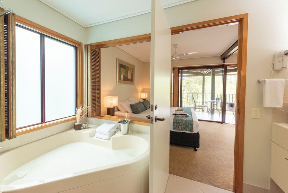 Three Bedroom Premier Villa | Laptop workspace, iron/ironing board, bed sheets