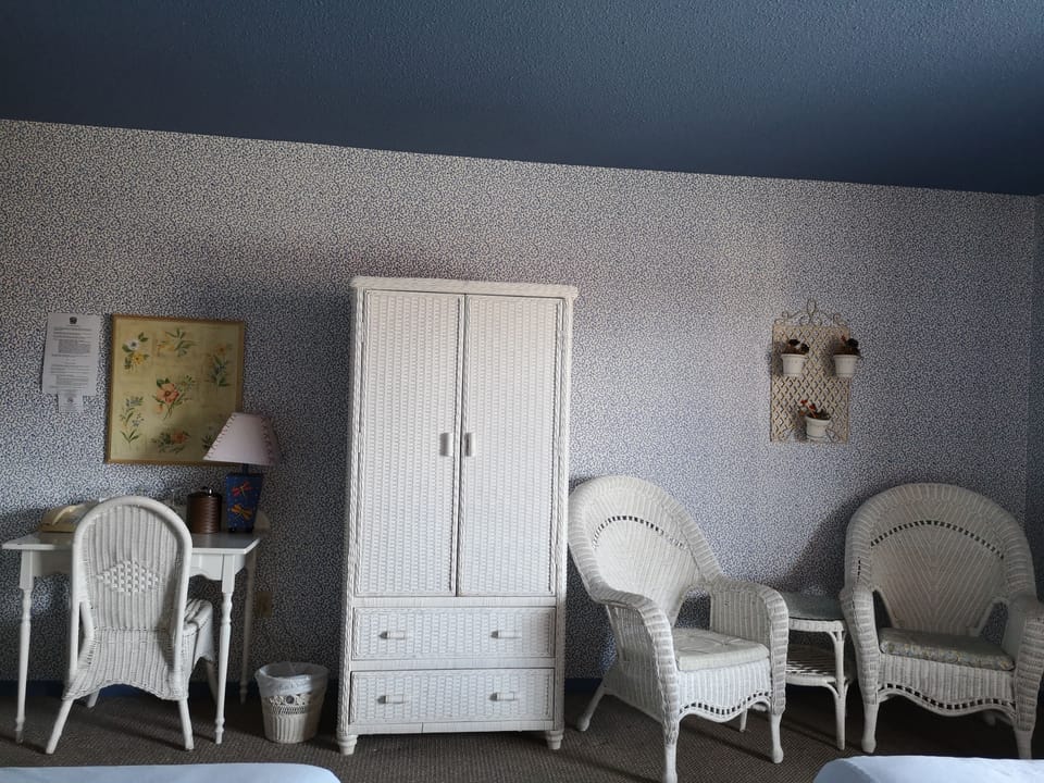 Hypo-allergenic bedding, desk, soundproofing, iron/ironing board