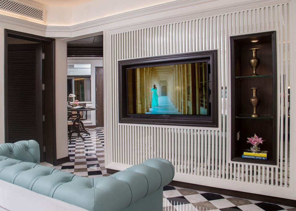 TV, DVD player, pay movies