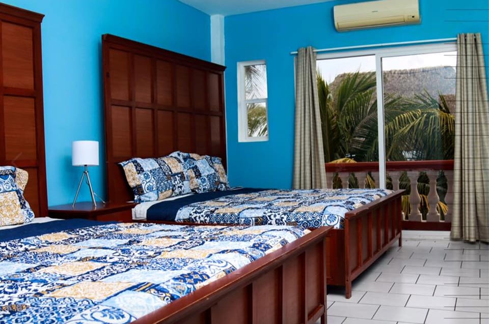 Double Room, Pool View | Premium bedding, pillowtop beds, blackout drapes, soundproofing