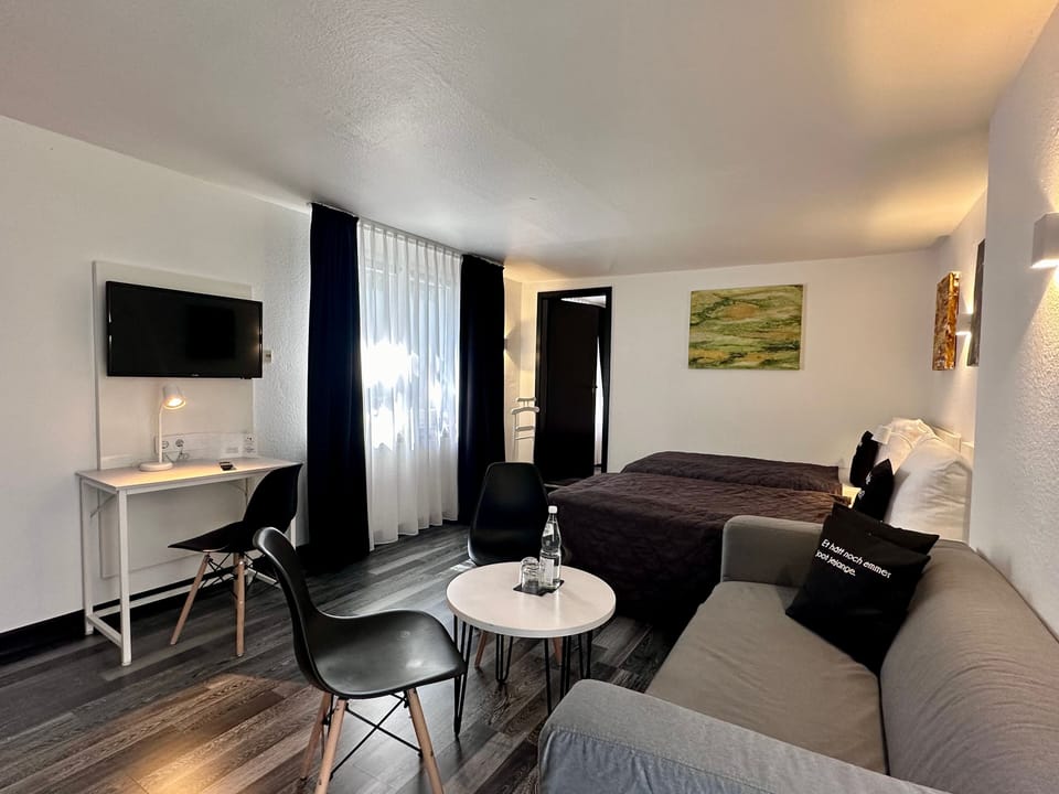 Studio for 4 people | Hypo-allergenic bedding, individually decorated, individually furnished