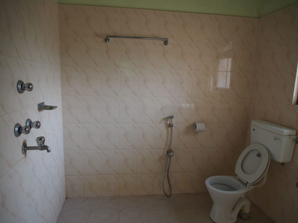 Standard Double Room | Bathroom | Shower, free toiletries, slippers, towels