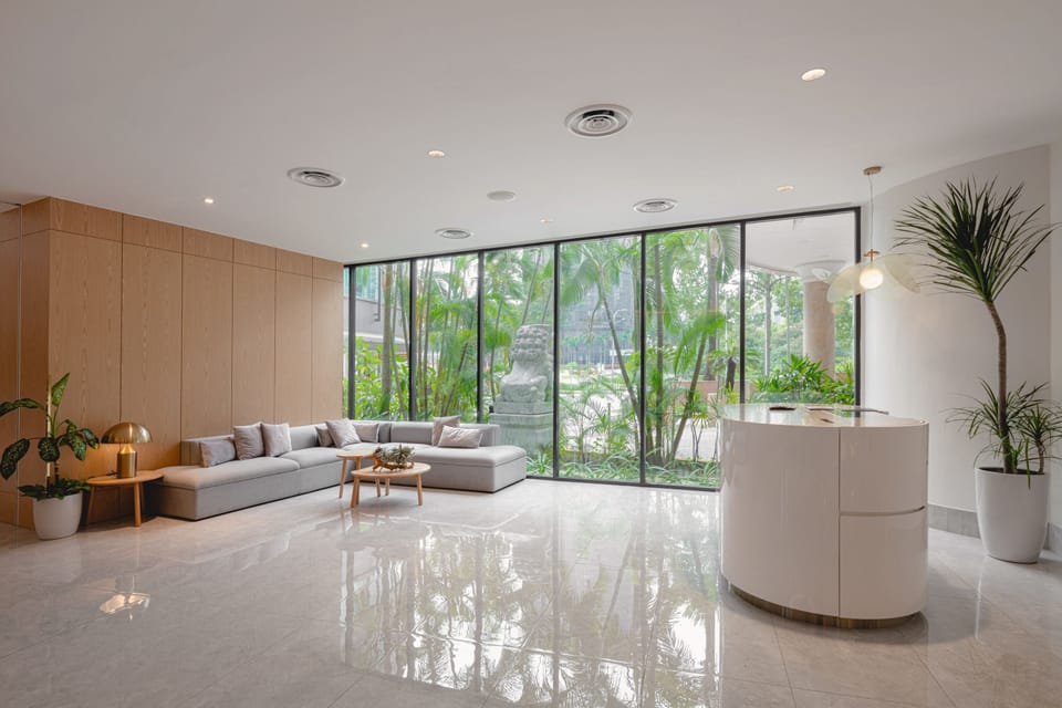 Lobby sitting area