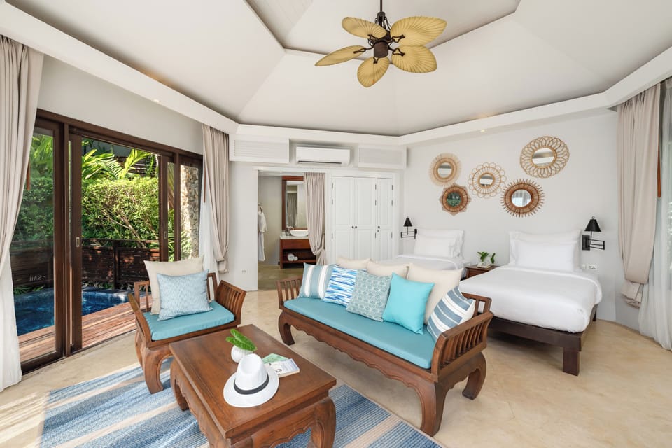 Villa (Pool) | Premium bedding, down comforters, in-room safe, desk