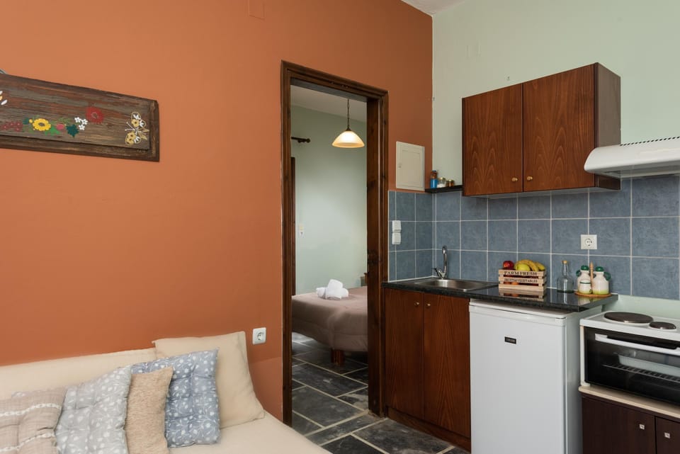 Economy Apartment, 1 Bedroom | Private kitchen | Coffee/tea maker, stovetop, electric kettle, toaster