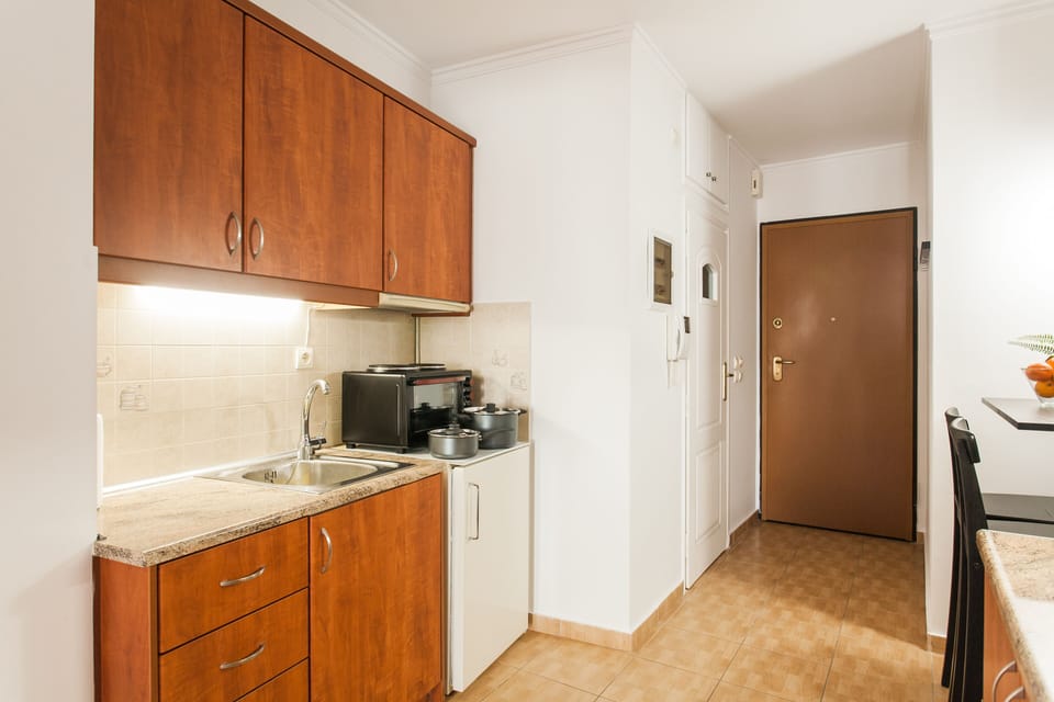 Apartment, 1 Bedroom | Private kitchen | Fridge, oven, espresso maker, coffee/tea maker