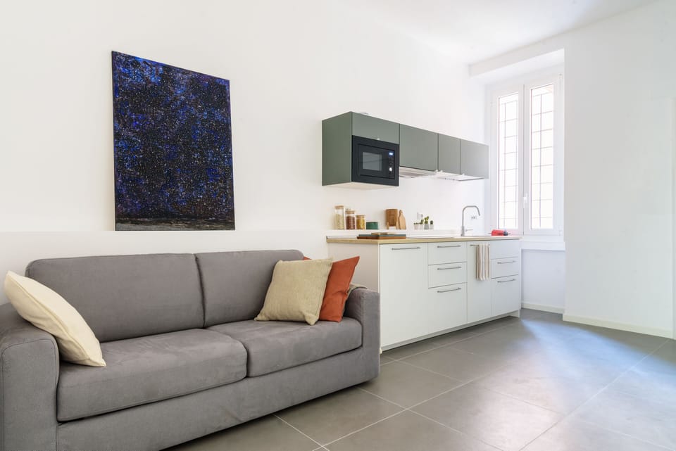 Apartment, 1 Bedroom | Living area | Flat-screen TV