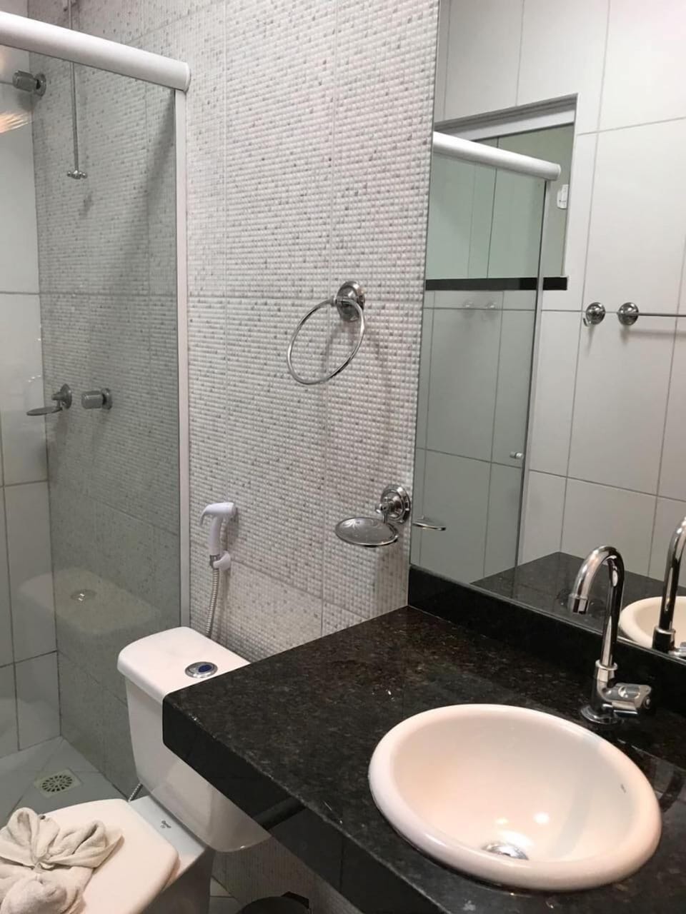Shower, towels