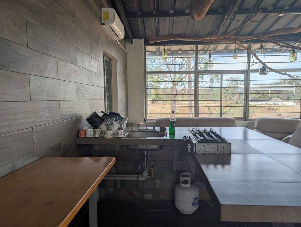 Family Cottage, 2 Bedrooms | Private kitchen | Shared microwave