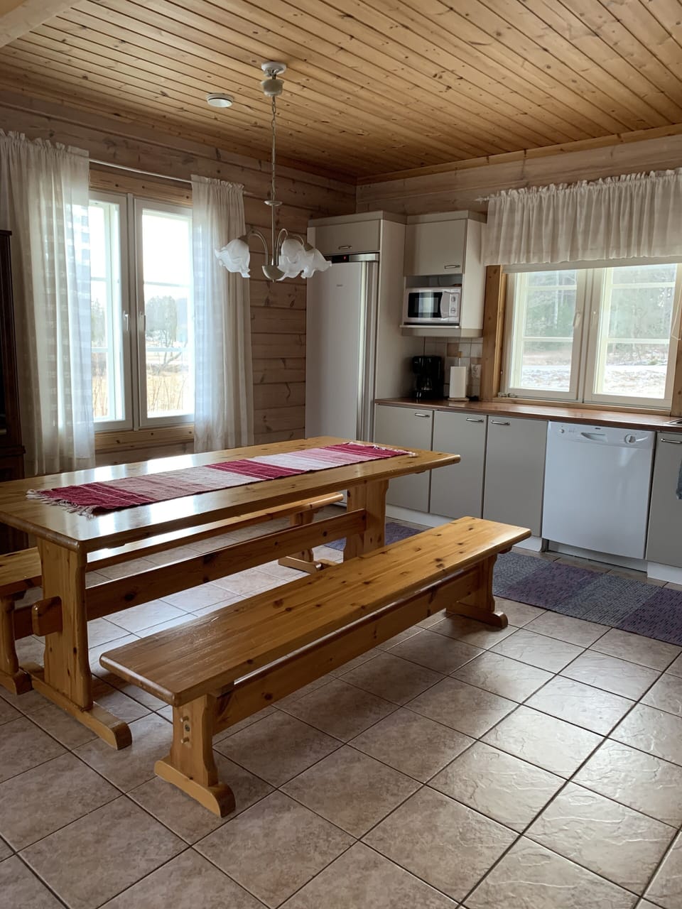 Comfort House, Sauna | Private kitchen | Shared fridge, microwave, highchair