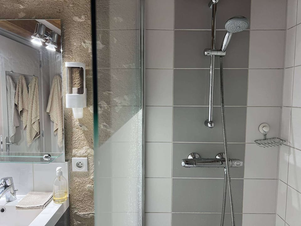 Romantic Cottage, Garden View (Le Pigeonnier de Gondière) | Bathroom