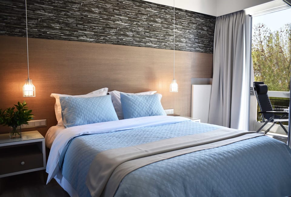 Suite, Sea View (Meliti) | In-room safe, iron/ironing board, free WiFi