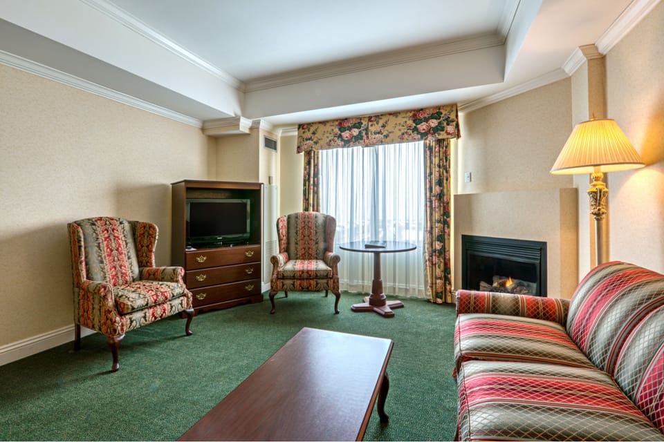 Suite, 1 King Bed with Sofa bed | Premium bedding, Select Comfort beds, desk, blackout drapes