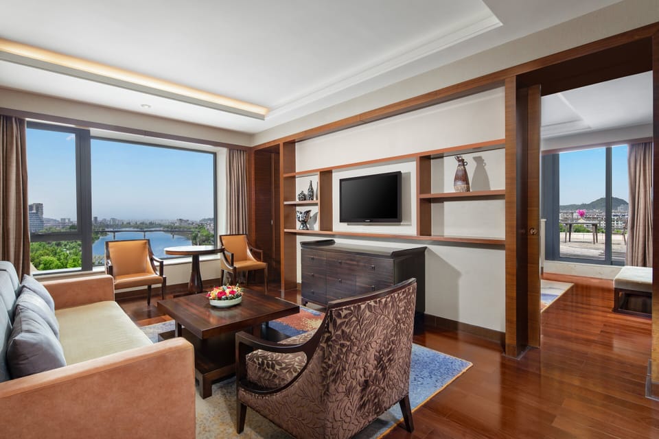 In-room safe, desk, laptop workspace, blackout drapes