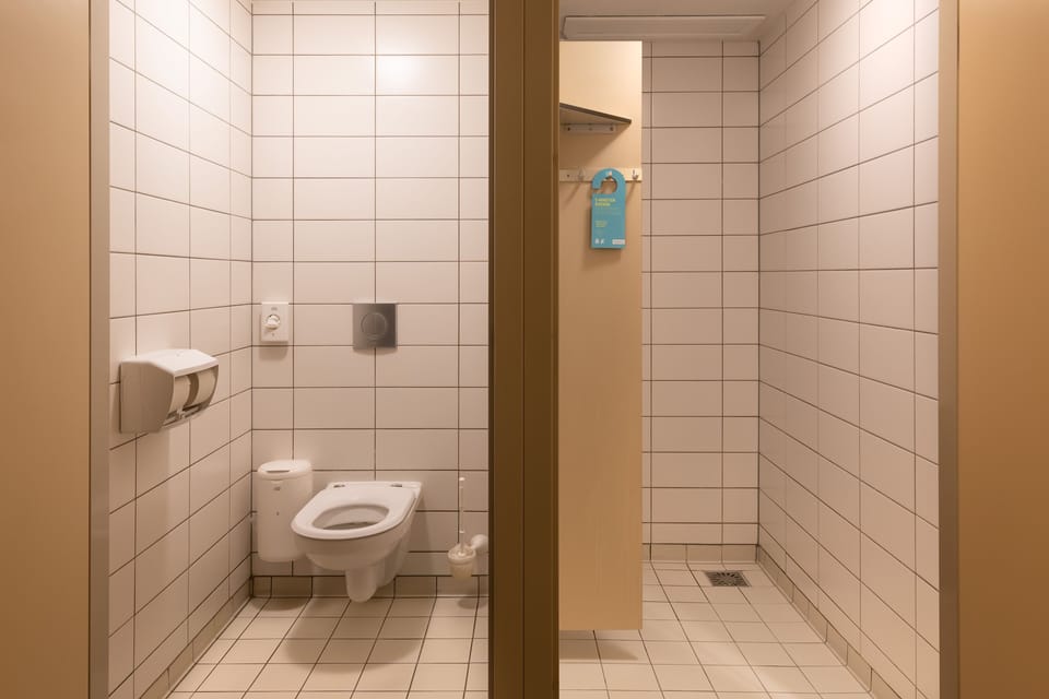Shower, eco-friendly toiletries, hair dryer (on request)