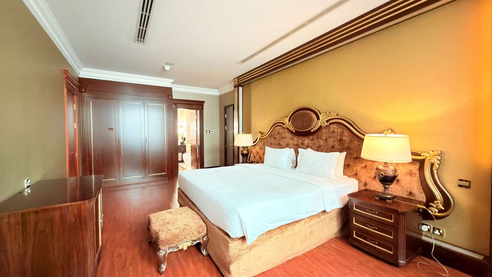 Grand Suite | Memory foam beds, in-room safe, desk, soundproofing
